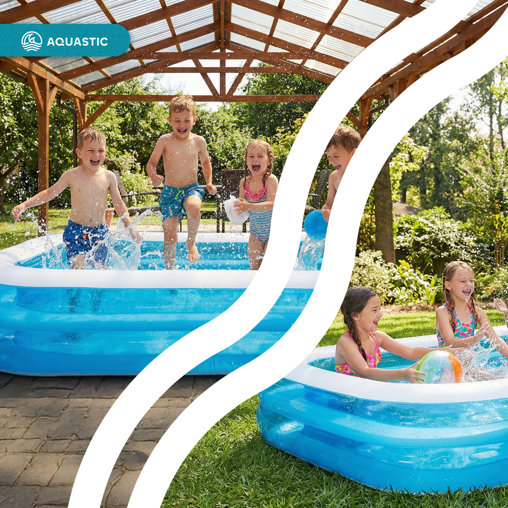 Piscine gonflable pour enfants AQUASTIC 7/7