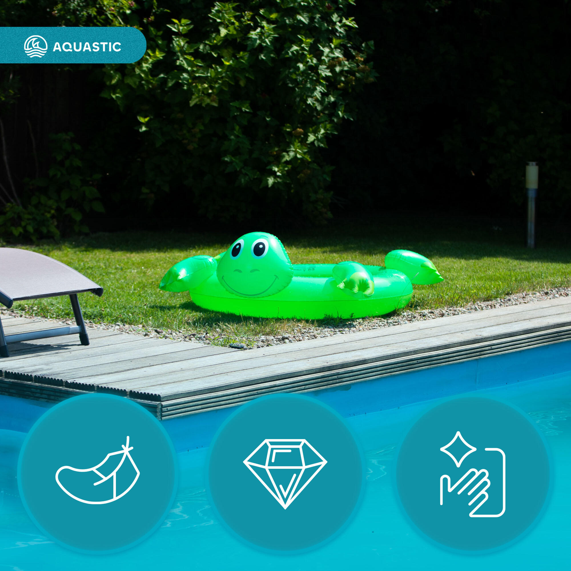 AQUASTIC piscina hinchable infantil 117 x 122 x 36 cm 6/7
