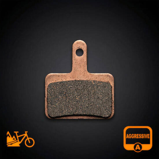 Plaquettes Aggressive - Deore BR-M515/BR-M525 meca & hydro / Tektro Auriga