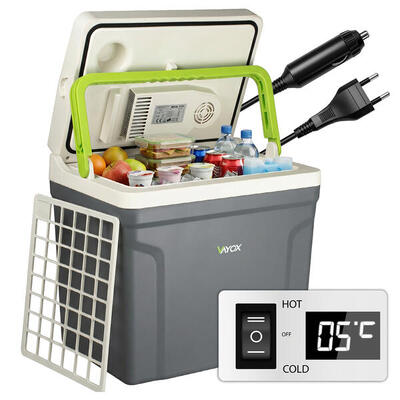 Koelbox vayox va-t27 12/230v met verwarmingsfunctie, 27l