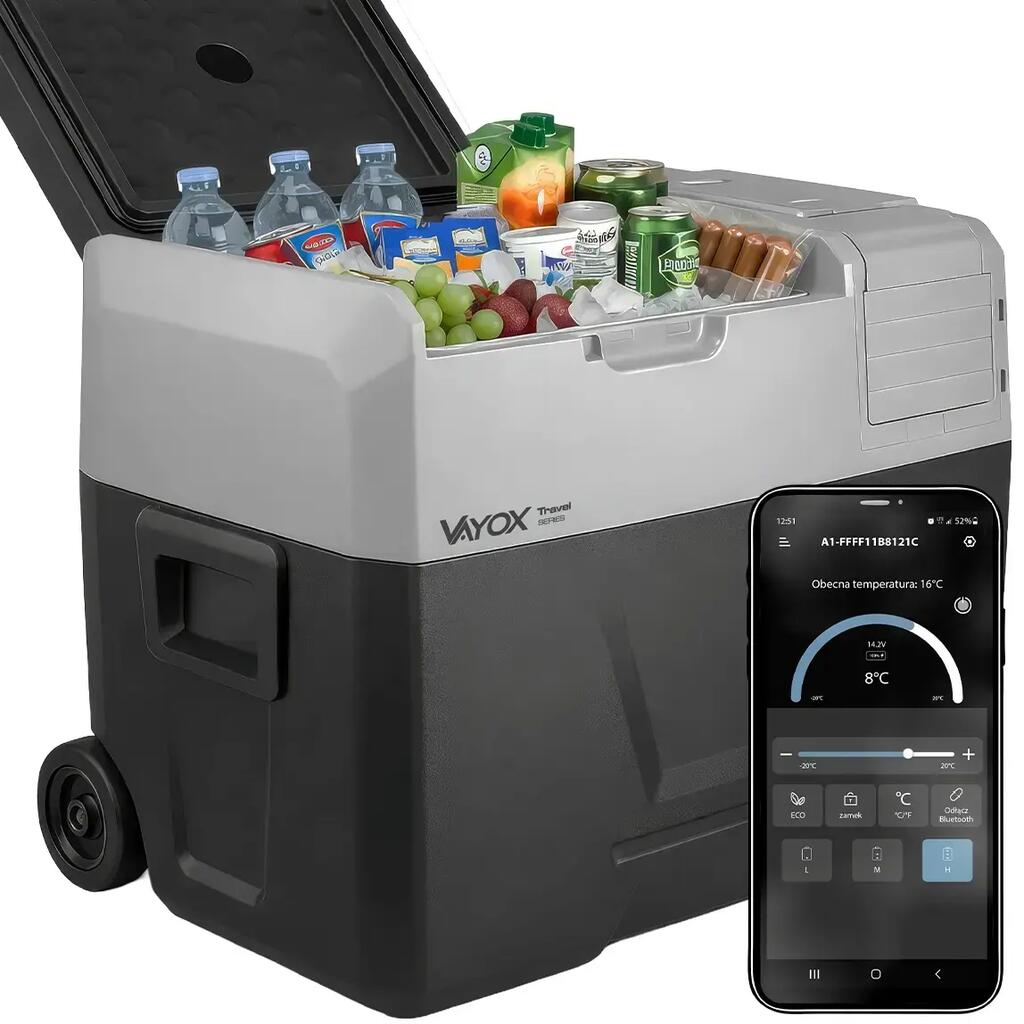 Хладилник туристически компресорен Vayox VA-T40 12/24/230V 40L