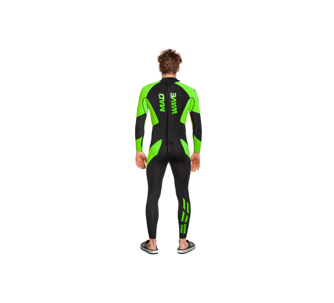 Nuoto Uomo Neoprene Neoprene wetsuit man OPNWTR Hydrostar DSSS FLS man, Black 3/6