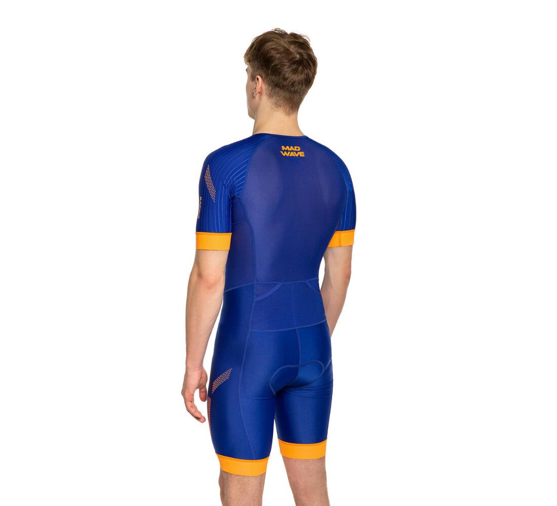 Triathlon Uomo Poliestere Men Competition Tri-Suit Rival LDSD STY men, Navy 4/7
