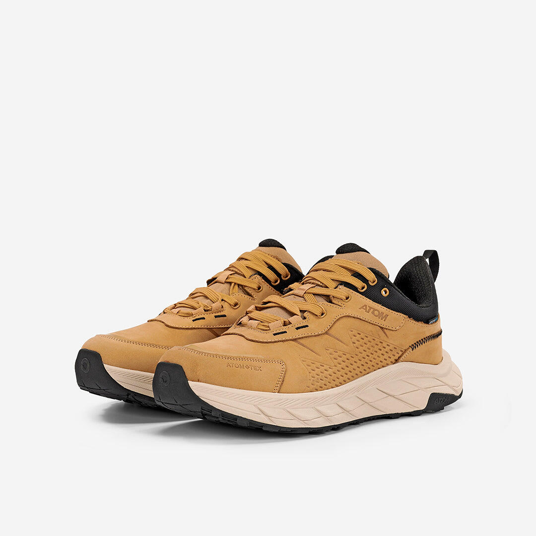 Scarpa Sportiva  Uomo Nubuck Tecnico ATOM AT172 URBAN PRO TEX CAMEL 6/7