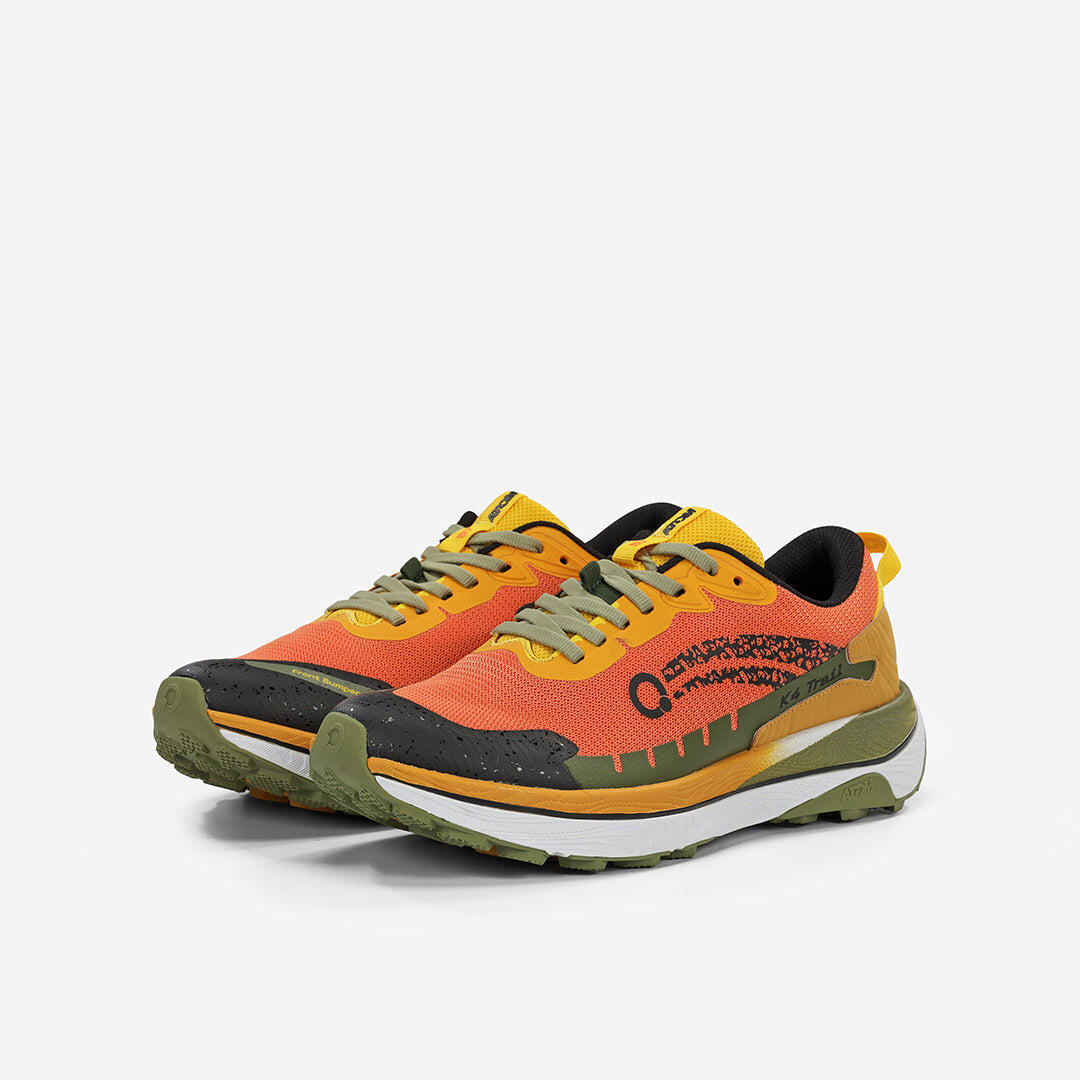 Scarpa da Trail Running Uomo  ATOM AT166 K4 TRAIL RUN ORANGE 5/7