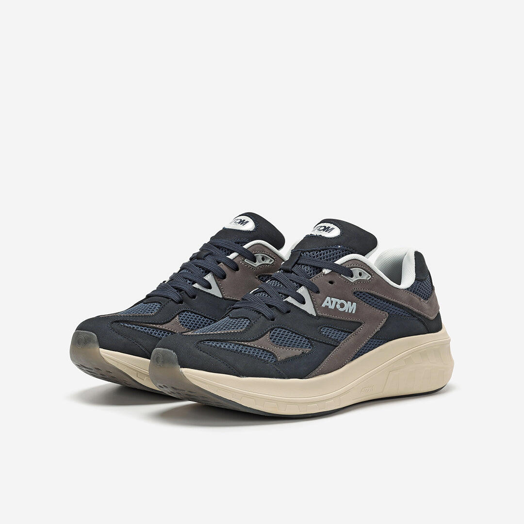 Scarpa Sportiva  Uomo  ATOM AT199 SPEED-GP NOBUCK NAVY 6/7