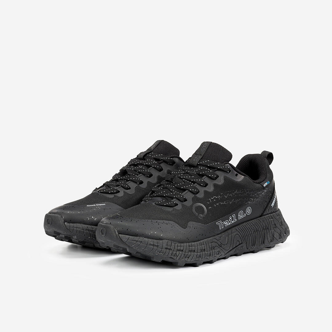 Scarpa da Trail Running Uomo  ATOM AT175 TERRA V2 LOW DENSITY TEX ALL BLACK 5/7