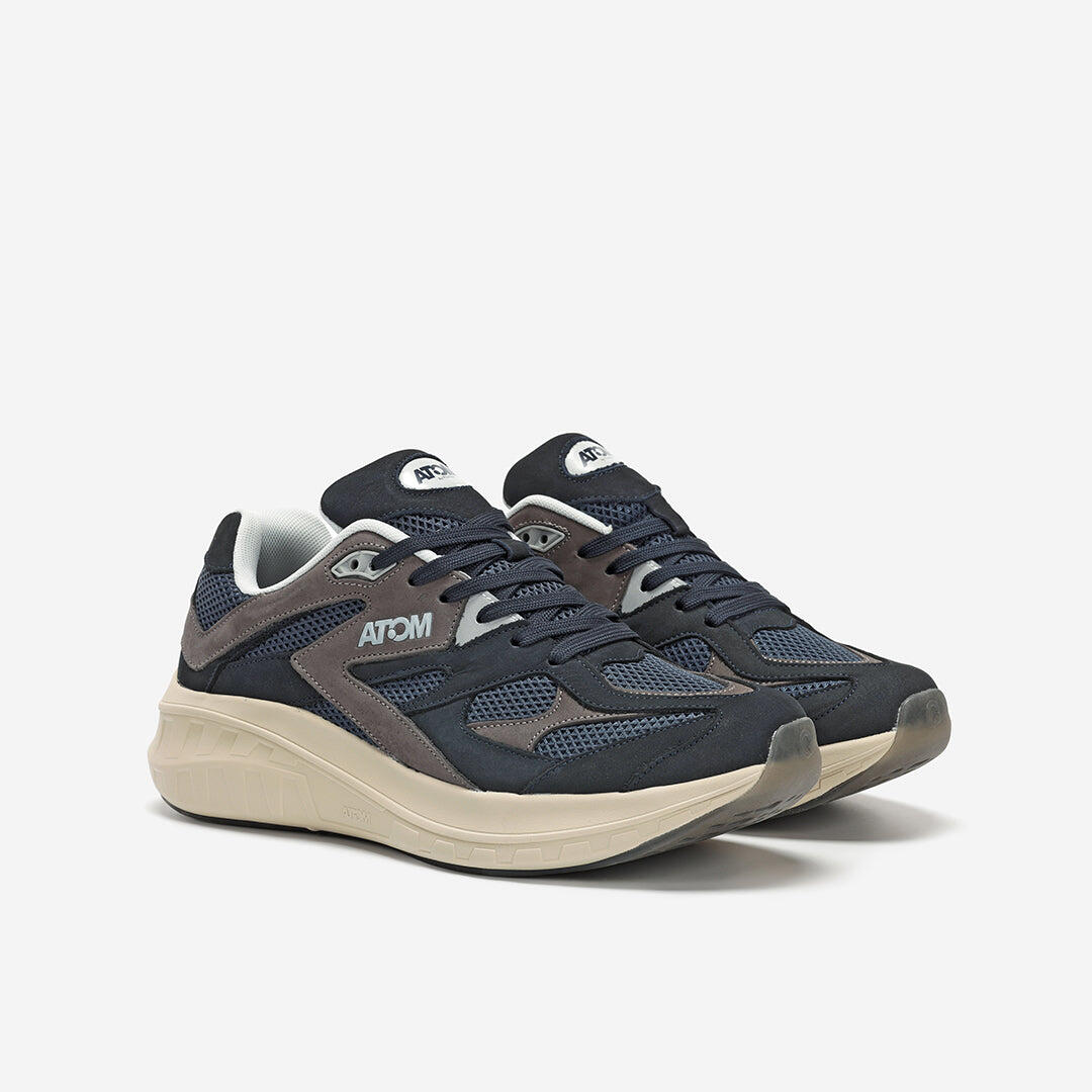 Scarpa Sportiva  Uomo  ATOM AT199 SPEED-GP NOBUCK NAVY 7/7