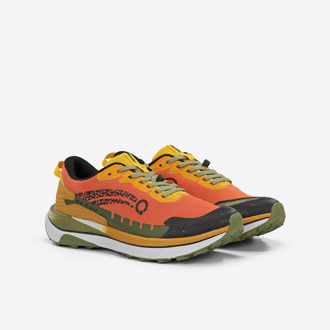 Scarpa da Trail Running Uomo  ATOM AT166 K4 TRAIL RUN ORANGE 6/7