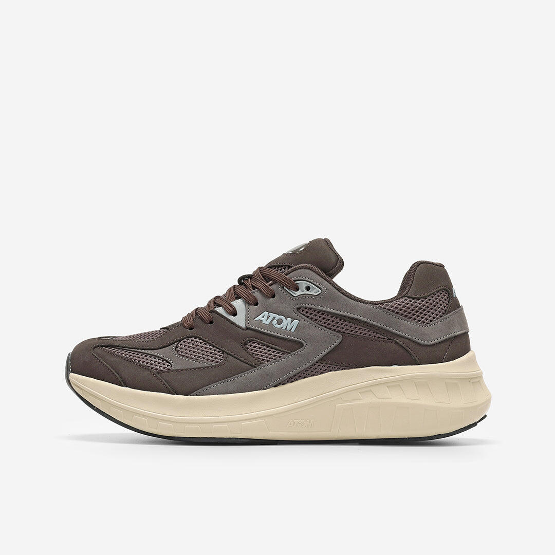Scarpa Sportiva  Uomo  ATOM AT199 SPEED-GP NOBUCK BROWN 3/7