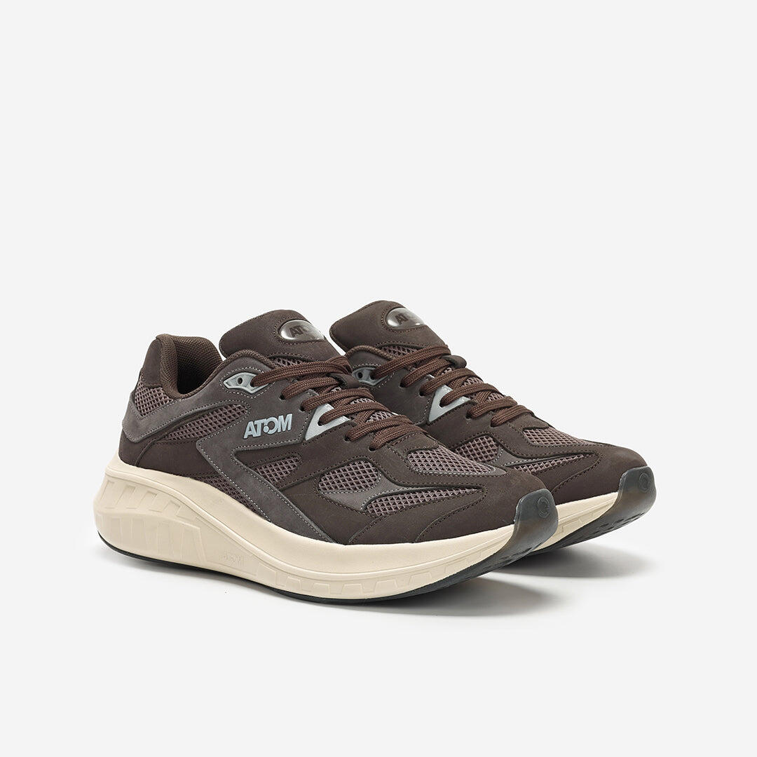 Scarpa Sportiva  Uomo  ATOM AT199 SPEED-GP NOBUCK BROWN 6/7