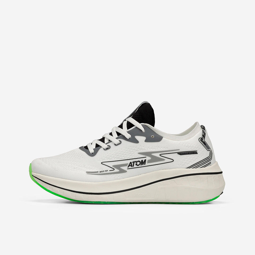 Scarpa da Corsa Running Uomo Mesh ATOM AT177 GP MAX MOUSSE FOAM WHITE 4/7