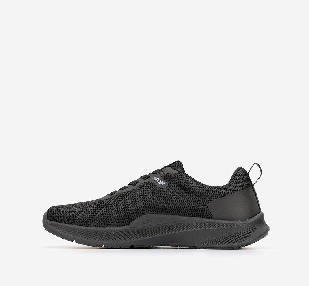Scarpa Sportiva  Uomo Mesh ATOM AT127 ACTIVITY BLACK ELASTICOS-STK- 4/7