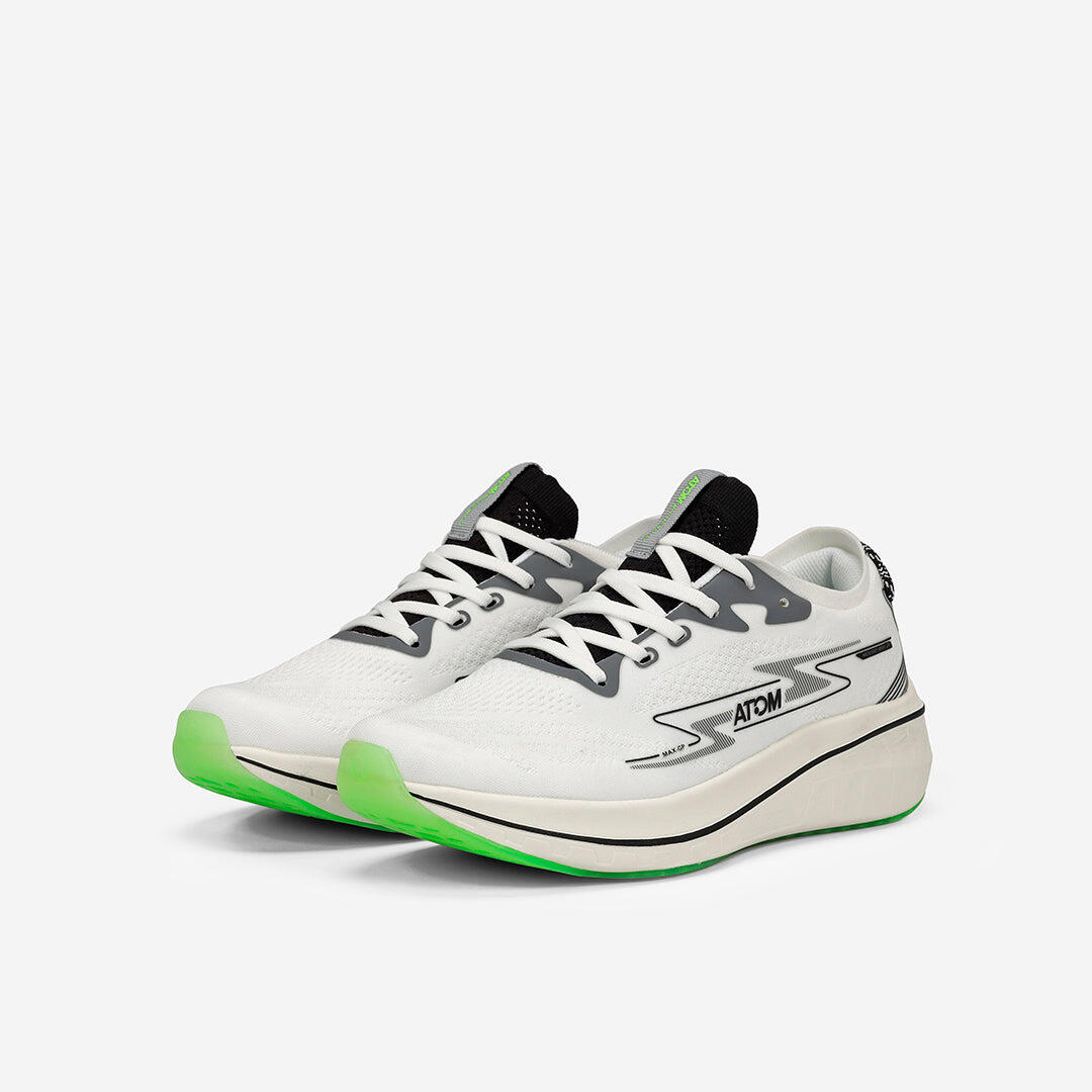 Scarpa da Corsa Running Uomo Mesh ATOM AT177 GP MAX MOUSSE FOAM WHITE 6/7