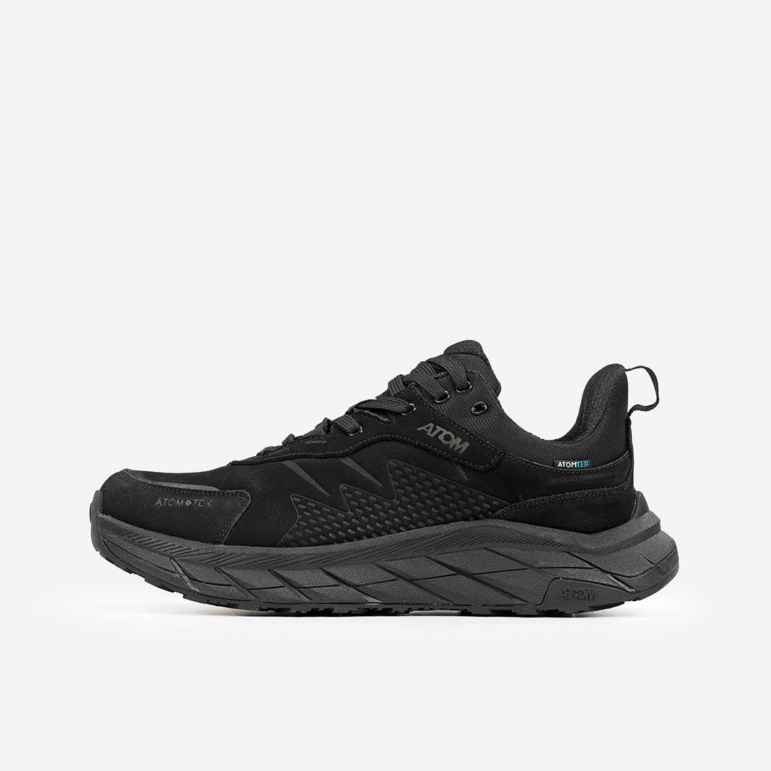 Scarpa Sportiva  Uomo Nubuck Tecnico ATOM AT172 URBAN PRO TEX ALL BLACK 4/7