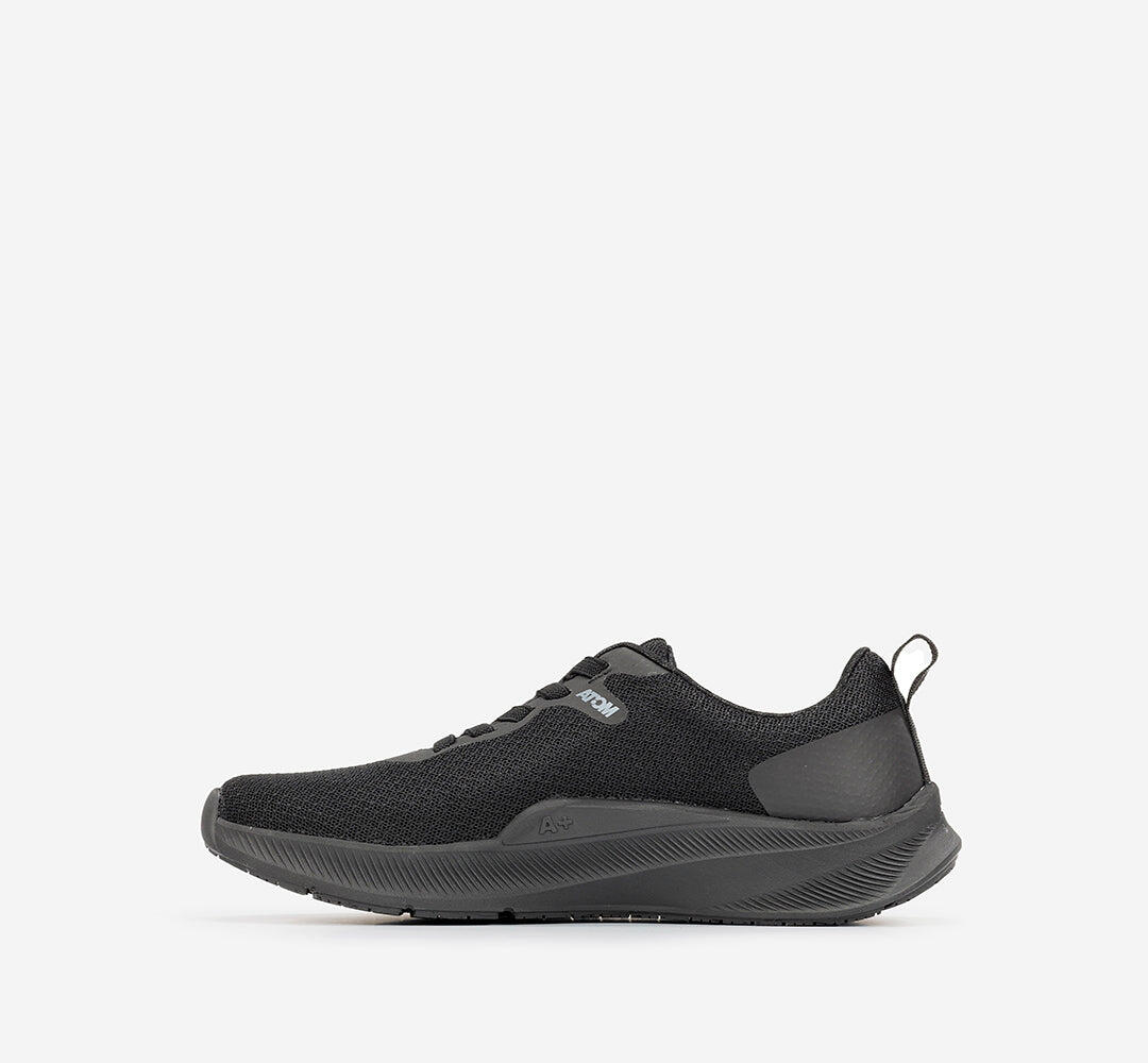 Scarpa Sportiva  Donna Mesh ATOM AT129 ACTIVITY BLACK ELASTICOS-STK- 4/7