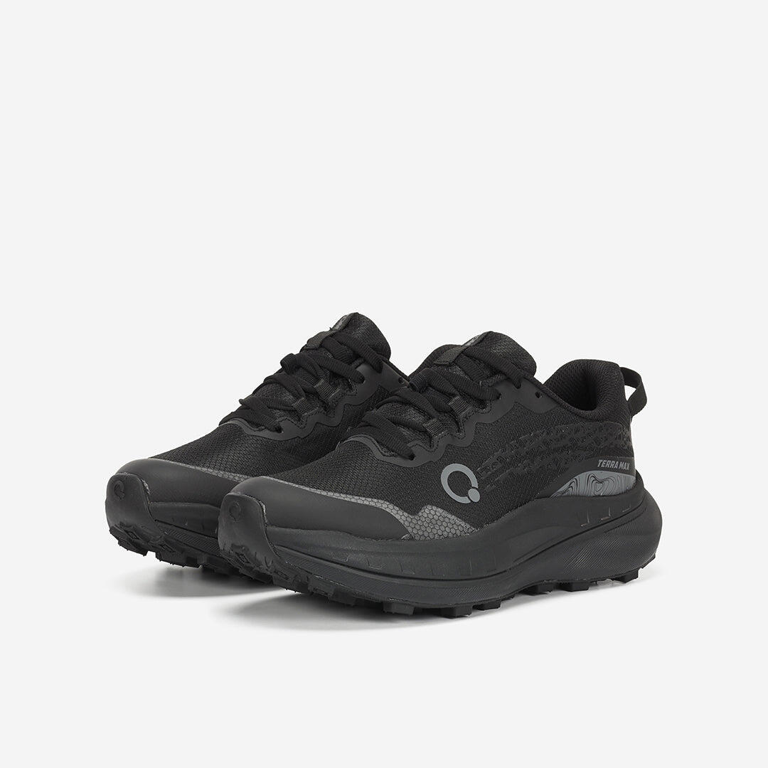 Running Jogging Donna Cloroprene AT191 TERRA MAX NITRO WATERPROOF ALL BLACK 5/7
