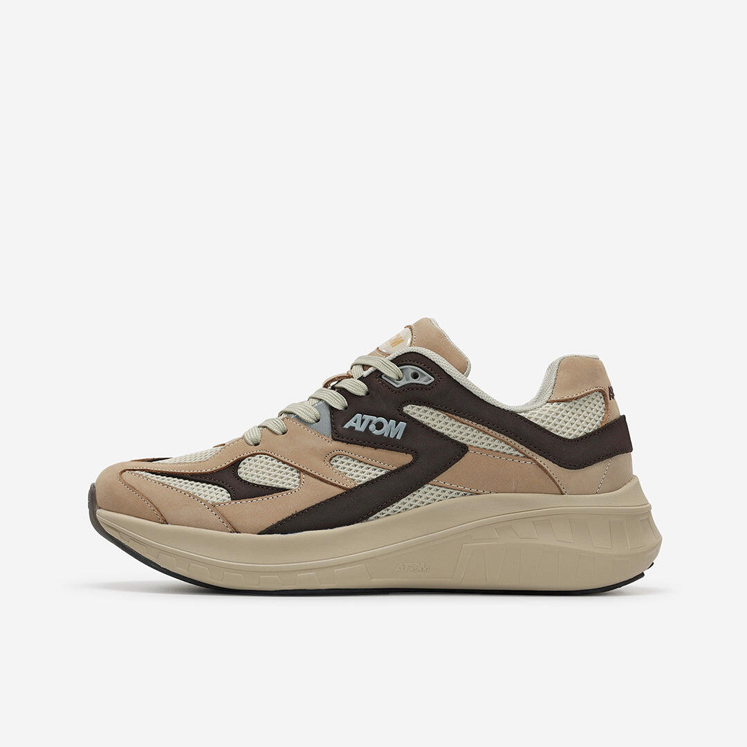 Scarpa Sportiva  Uomo  ATOM AT199 SPEED-GP NOBUCK STONE 4/7