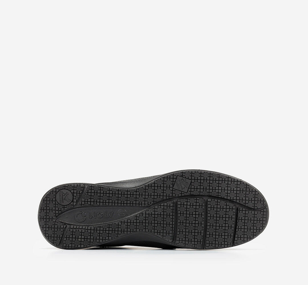 Scarpa Sportiva  Uomo Mesh ATOM AT127 ACTIVITY BLACK ELASTICOS-STK- 5/7