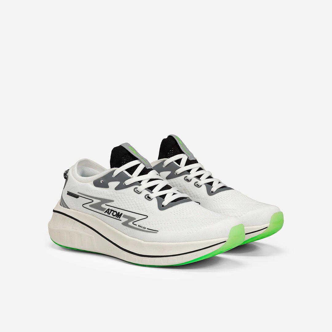 Scarpa da Corsa Running Uomo Mesh ATOM AT177 GP MAX MOUSSE FOAM WHITE 7/7