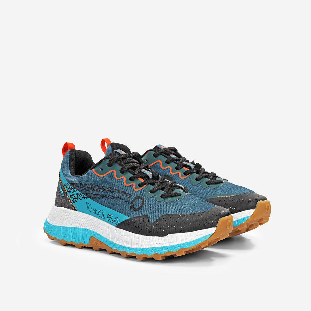 Scarpa da Trail Running Uomo Gomma ATOM AT158 TERRA V2 LOW DENSITY LAKE 4/7
