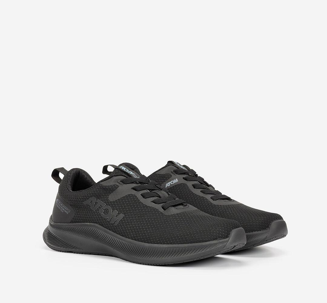 Scarpa Sportiva  Uomo Mesh ATOM AT127 ACTIVITY BLACK ELASTICOS-STK- 7/7