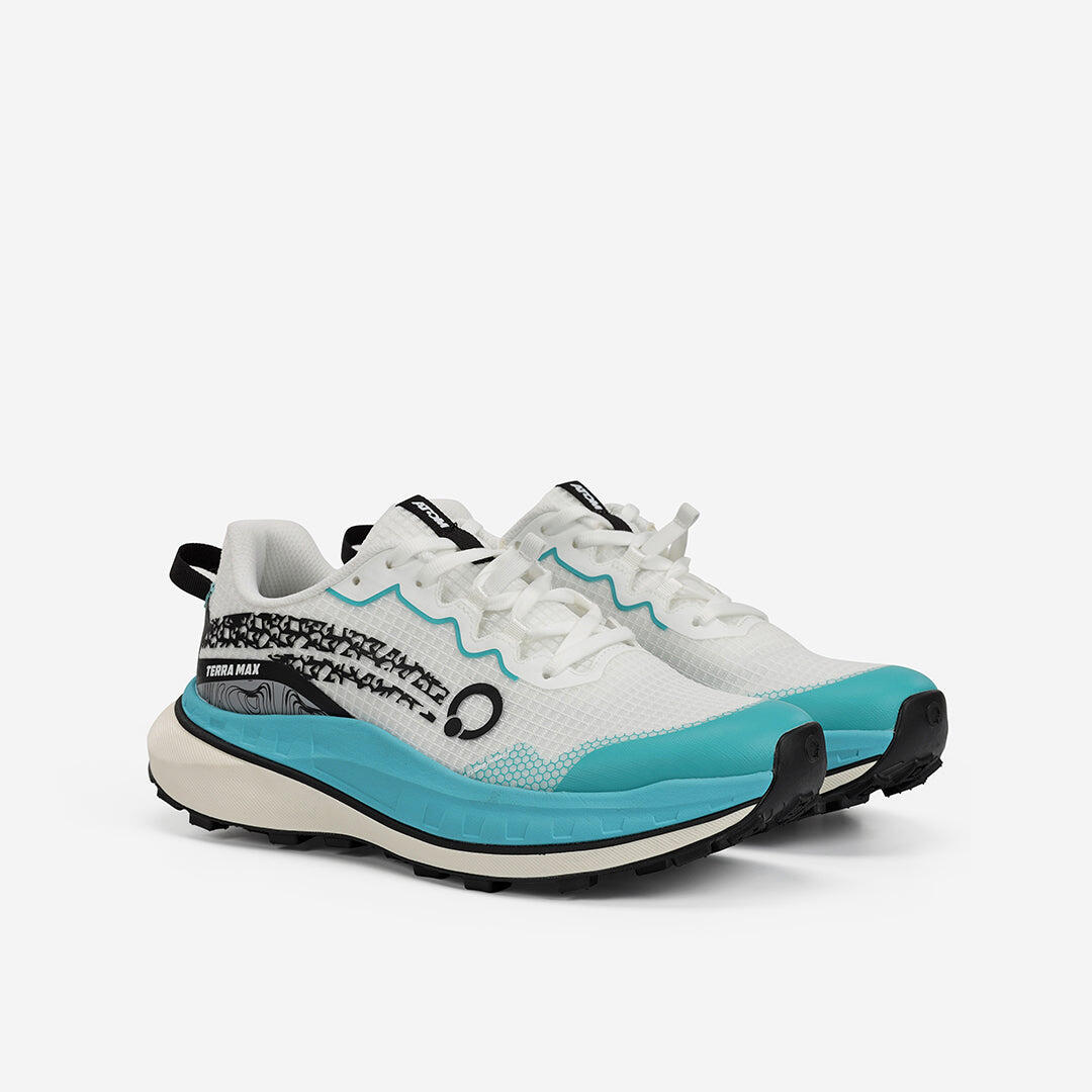 Scarpa da Trail Running Uomo Cloroprene ATOM AT179 TERRA MAX NITRO WHITE BLUE 6/7