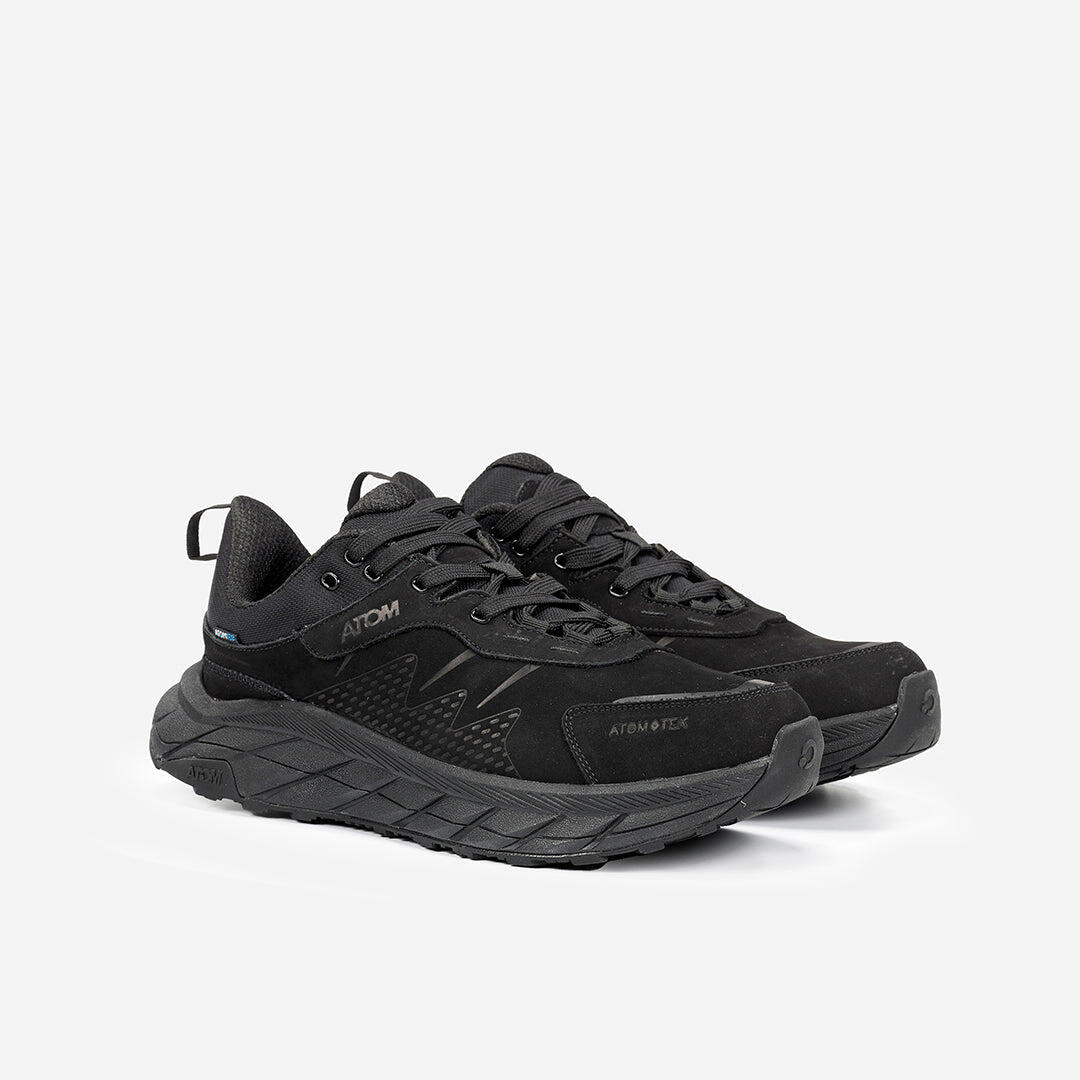 Scarpa Sportiva  Uomo Nubuck Tecnico ATOM AT172 URBAN PRO TEX ALL BLACK 7/7