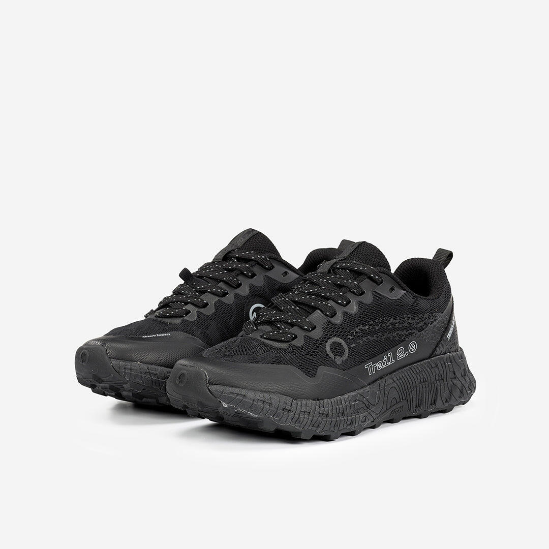 Scarpa da Trail Running Donna Caucho ATOM AT159 TERRA V2 LOW DENSITY ALL BLACK 4/7
