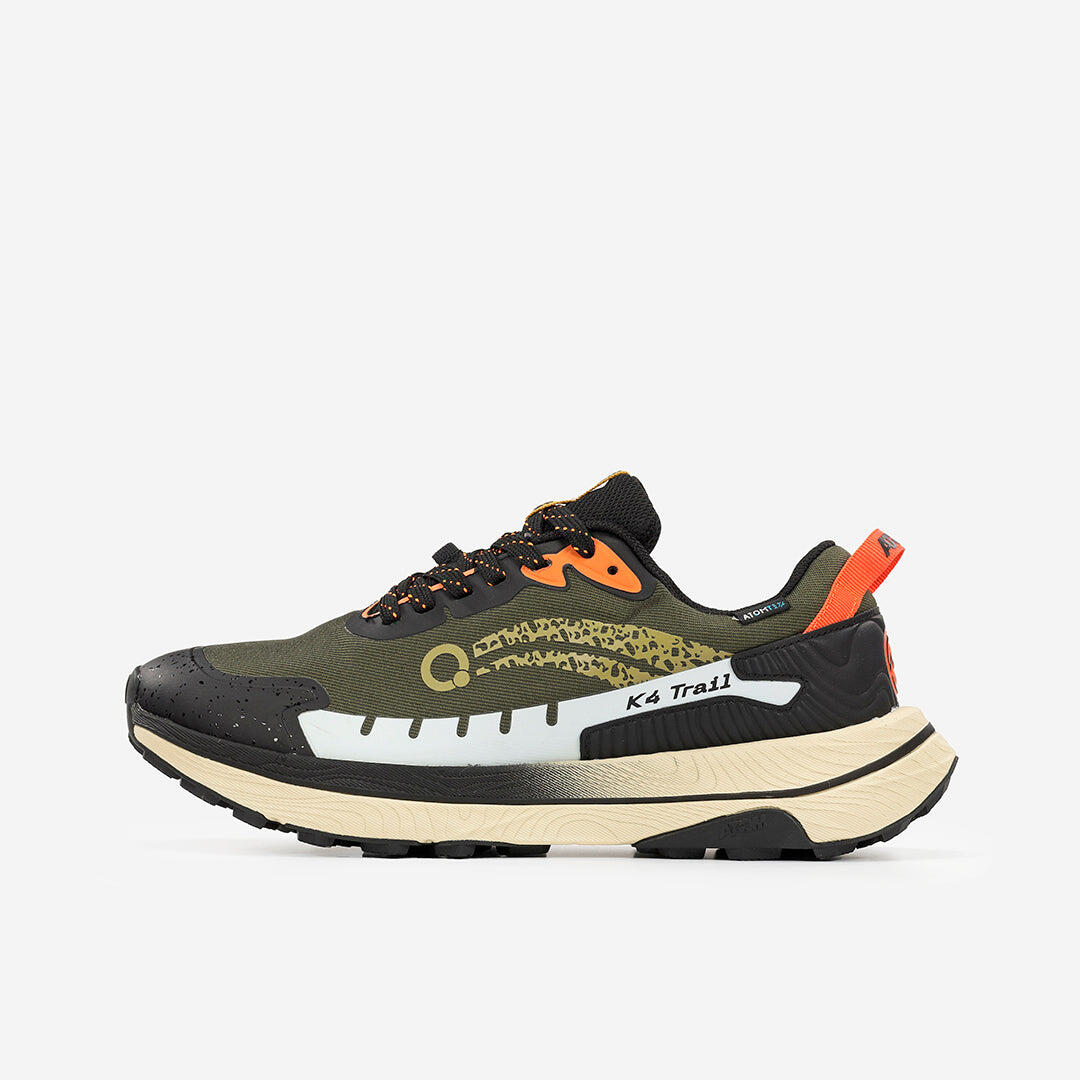 Scarpa da Trail Running Uomo  ATOM AT173 K4 TRAIL RUN TEX KHAKI 3/7