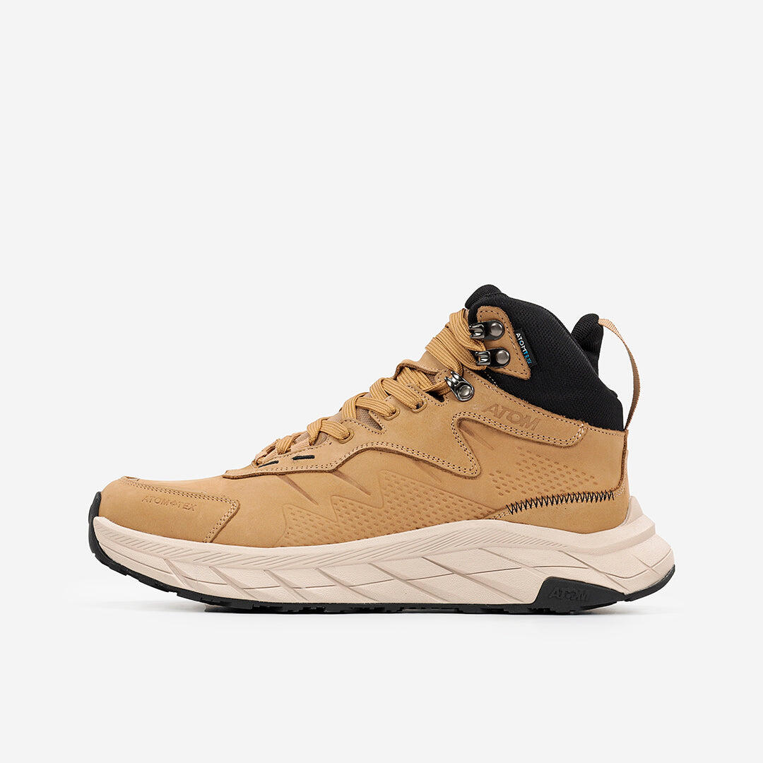 Scarpa Sportiva  Uomo Nubuck ATOM AT171 URBAN PRO TEX CAMEL 4/7