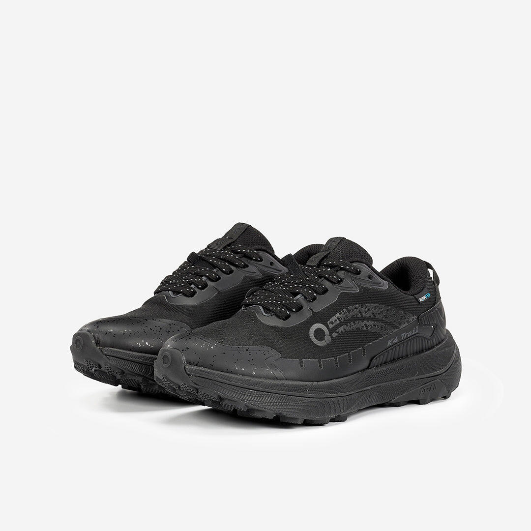 Scarpa da Trail Running Donna  ATOM AT174 K4 TRAIL RUN TEX ALL BLACK 6/7