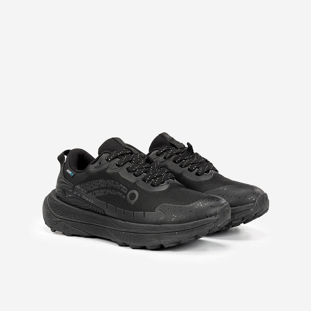 Scarpa da Trail Running Donna  ATOM AT174 K4 TRAIL RUN TEX ALL BLACK 7/7