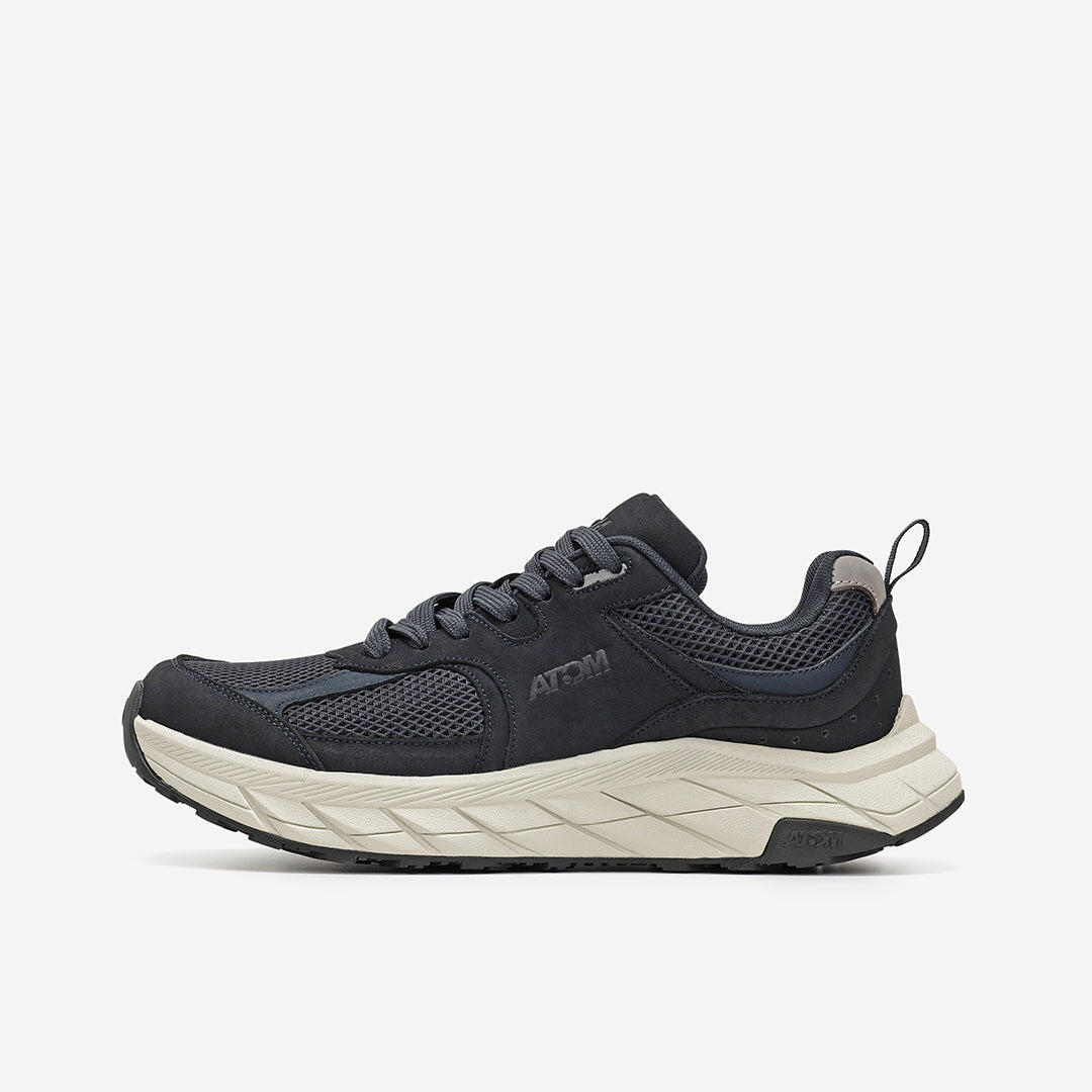 Scarpa Sportiva  Uomo Mesh ATOM AT181 URBAN NOBUCK BLUE 3/7