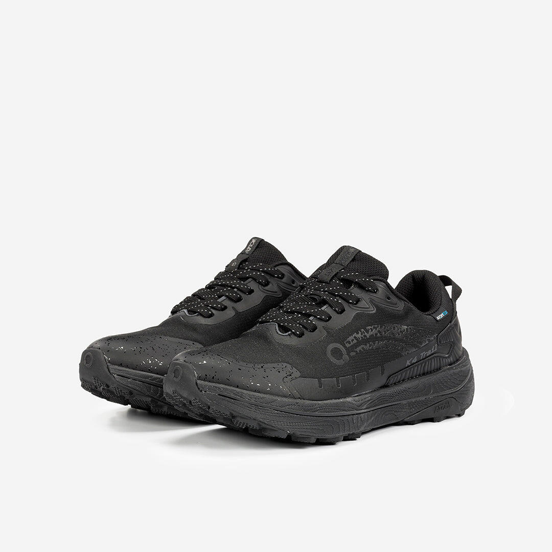 Scarpa da Trail Running Uomo  ATOM AT173 K4 TRAIL RUN TEX ALL BLACK 7/7