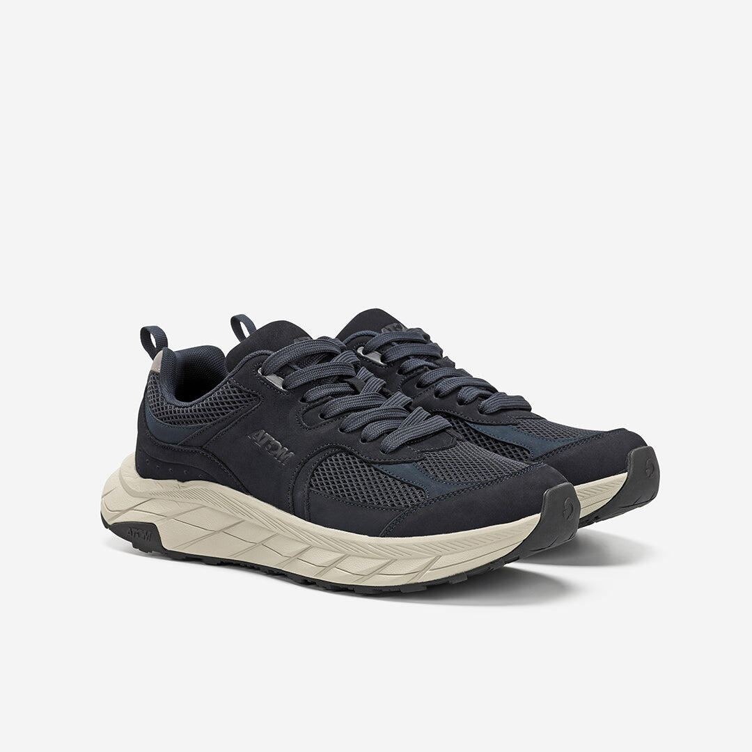 Scarpa Sportiva  Uomo Mesh ATOM AT181 URBAN NOBUCK BLUE 6/7