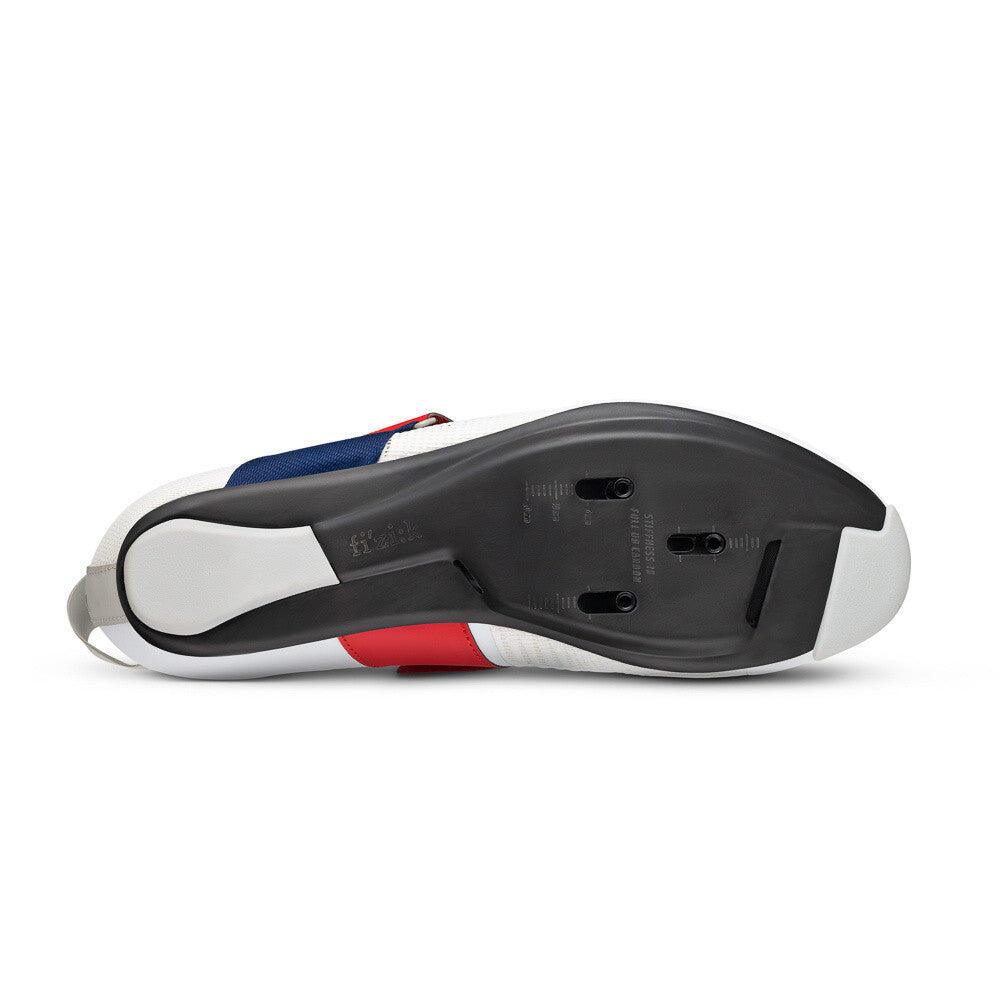 Scarpa da Triathlon Triathlon  Nylon FIZIK SHOES HYDRA AER CARB WHITE-RED-BLUE 7/7