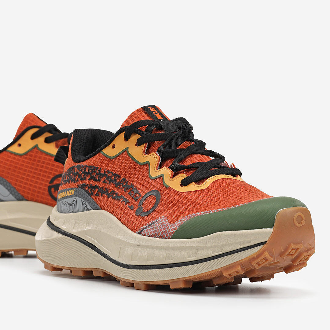 Scarpa da Trail Running Uomo Cloroprene ATOM AT179 TERRA MAX NITRO ORANGE 7/7