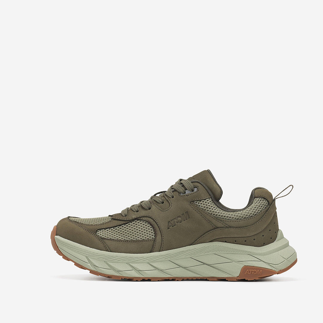 Scarpa Sportiva  Uomo Mesh ATOM AT181 URBAN NOBUCK FOREST 3/7