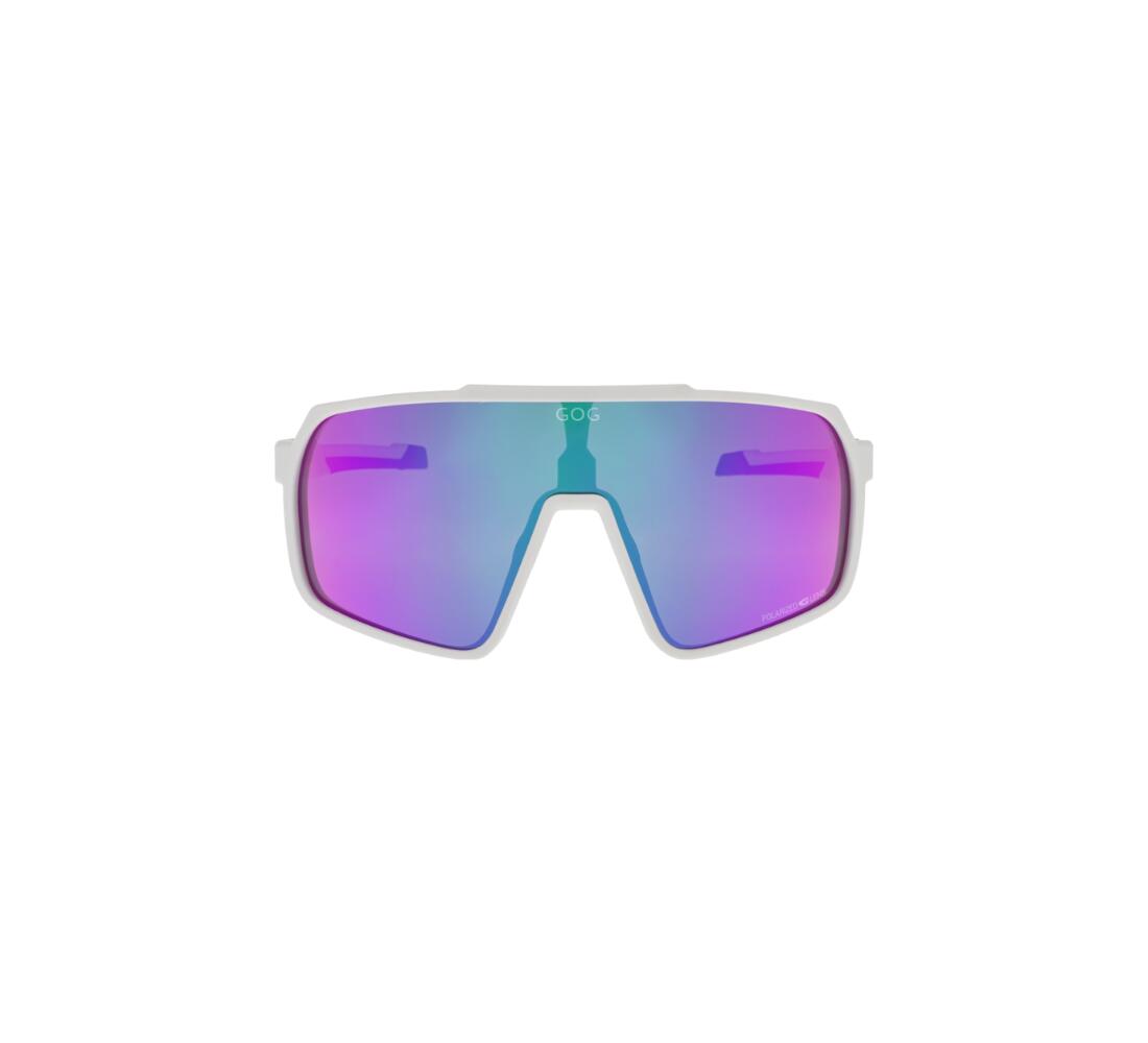 Okulary z polaryzacją GOG Okeanos - purple/green/matt white 3/7