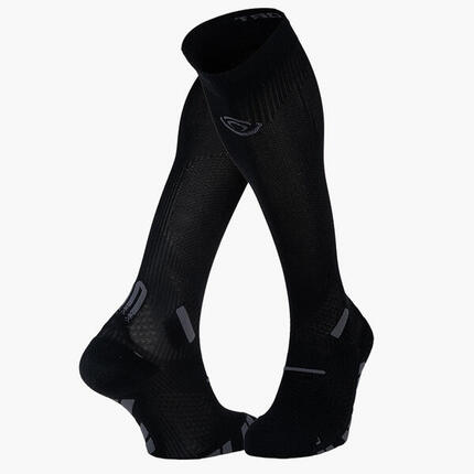 Chaussettes Trail Ultra compression noir/gris