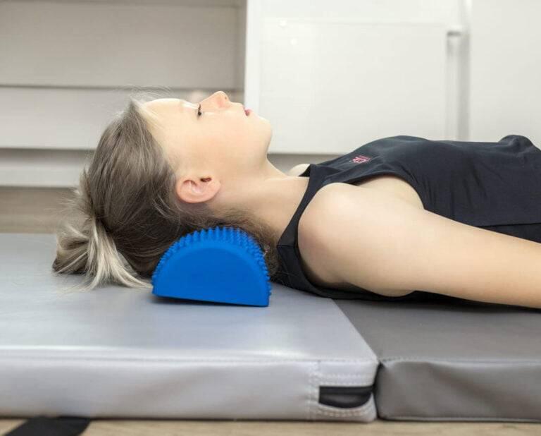 Unisex Fitness Sensorische Halbroille Massage Noppen 30cm Schwarz 6/6