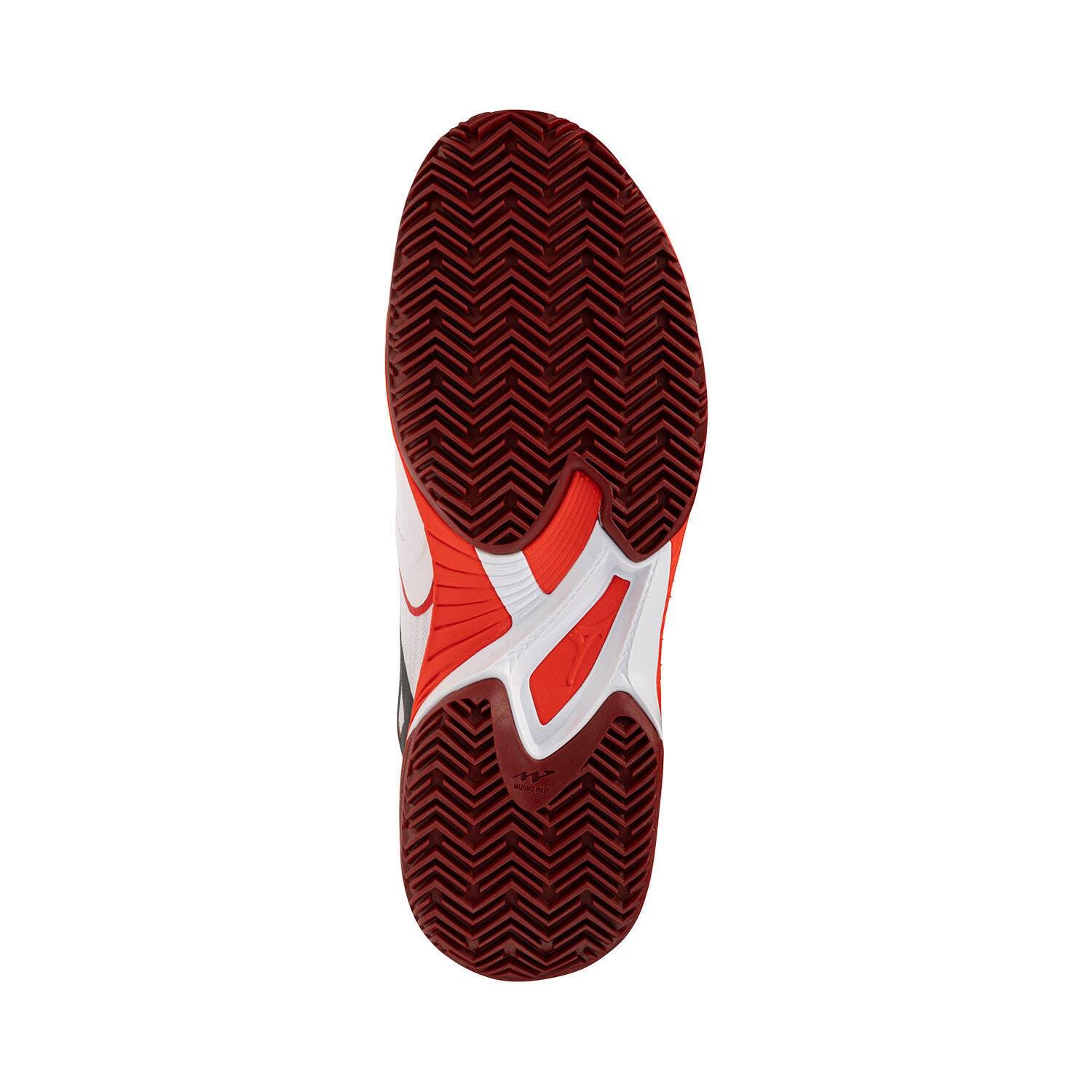Mizuno Wave Exceed Court Clay Branco/vermelho 61gc2520 4/5