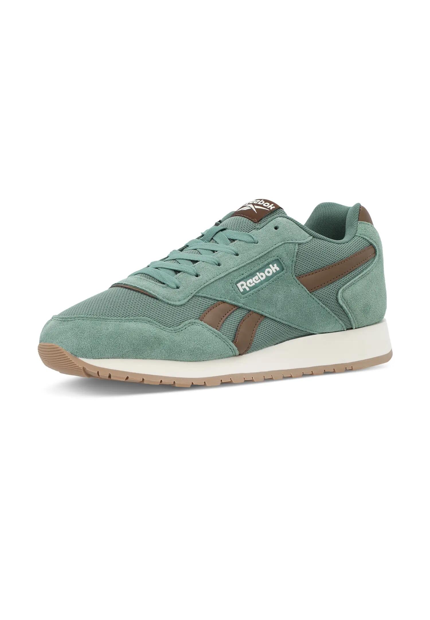 Reebok Unisex Glide Sneaker Laufschuh  100246071, Fieldgreen/Simple Brown 4/5