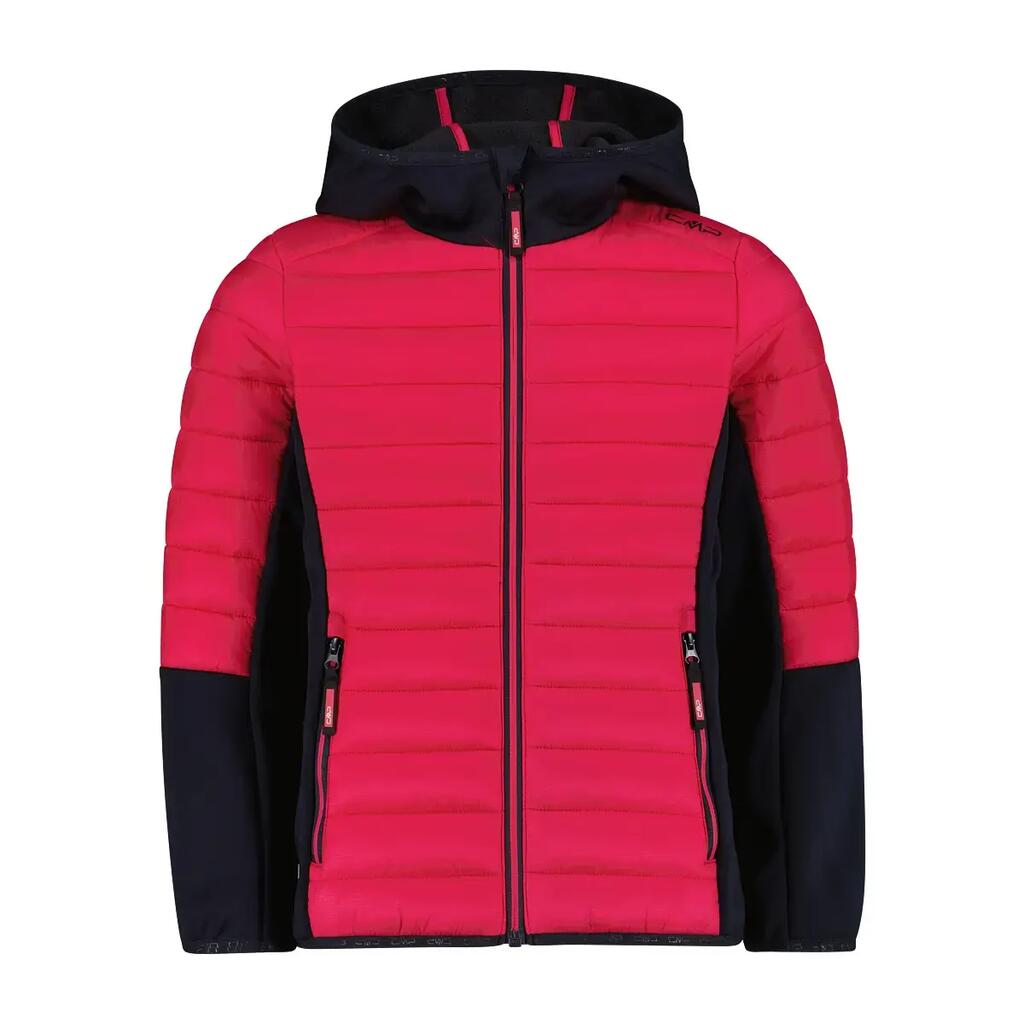 Hybrid hooded jacket for girls CMP
