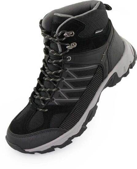 Black Crevice Herren Trekkingstiefel High Cut wasserdicht Leder-Textil