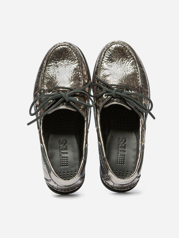 Chaussures bateau Femme PHENISE Noir Plomb 4/5