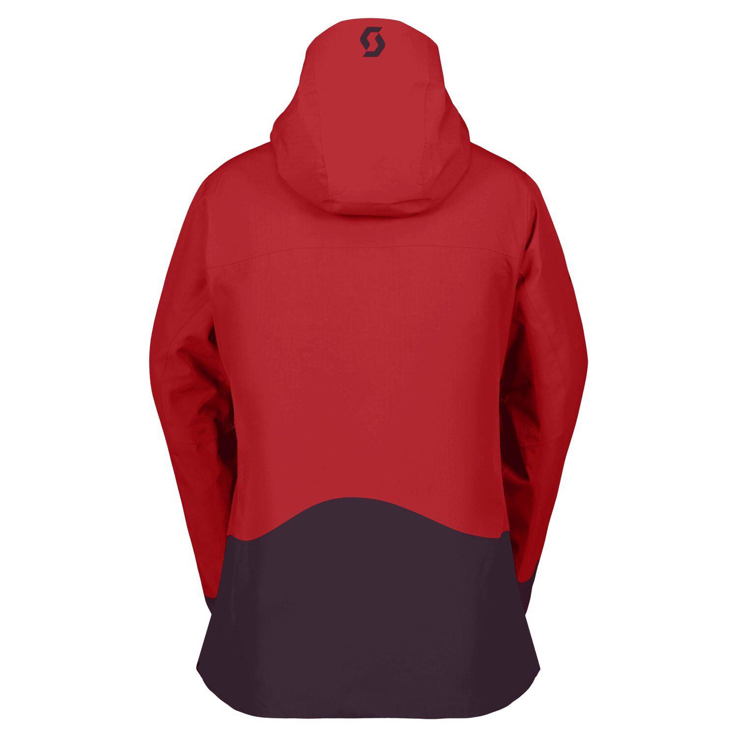 Chaqueta de esquí de mujer Scott ULTIMATE DRYO RIPSTOP rojo 2/3