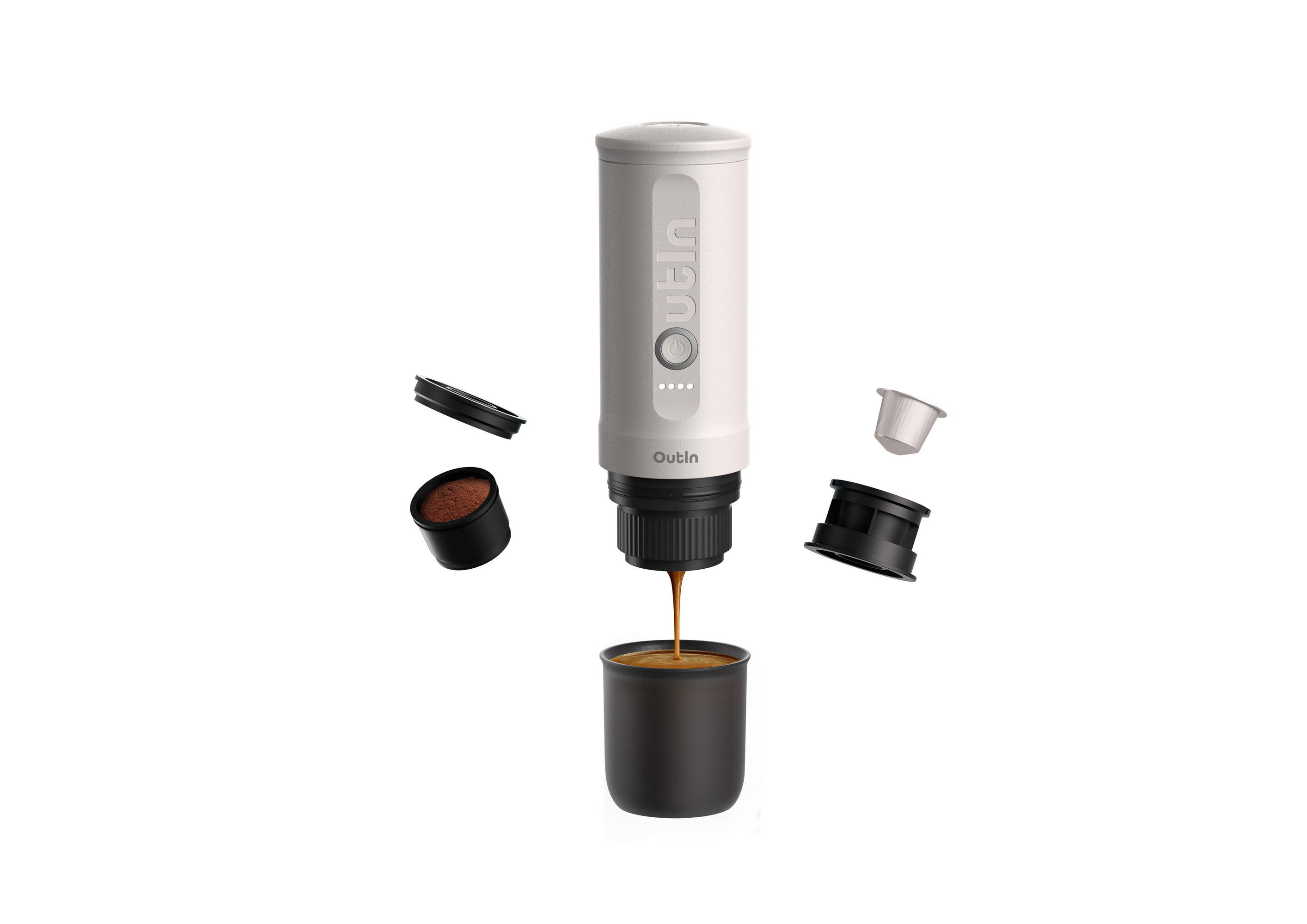 Kit OutIn Nano Máquina Espresso + Basket Plus Branco 2/9