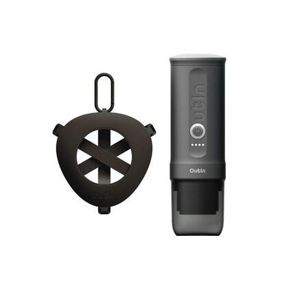 Set OutIn Nano Espressomaschine + Tragbarer Halter Weiß